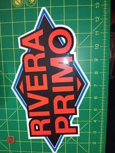 Adesivo vinile grande Rivera Primo decalcomania fustellata 11 in rosso nero logo auto - Foto 1 di 1