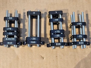 Menge 4 optische Filter/Objektiv-Schieber-Baugruppen - gemischtes Set - Bild 1 von 4