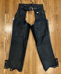 Harley Davidson Mujer Cuero Chapas Talla M Hebilla Ajustable Cremallera Laterales Nuevo Sin Etiquetas - Imagen 1 de 10