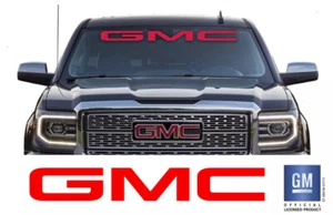2015 16 17 18 19 20 21 22 23 24 GMC Sierra GMC Windshield Decal Letters - Picture 1 of 6