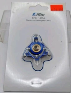 E-flite EFLH1433A Aluminum Swash Plate Blue Blade 400 Helicopter Heli RC Part - Picture 1 of 1
