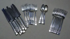 29 PC Oneida Community CORONATION Silverplate Flatware - Picture 1 of 6
