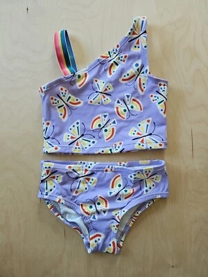 NUEVO CON ETIQUETAS TRAJE DE BAÑO TANKINI ASIMÉTRICO MOSAICO MARIPOSA HANNA DIFFERENTSON 100 4 $54 Foto 1 de 4