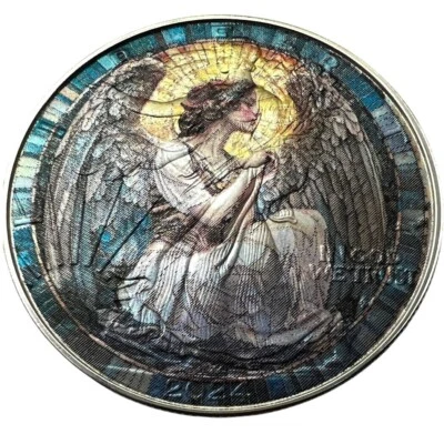 Guardian Angel American Silver Eagle 1oz .999 Limited Edition Silver Dollar Coin - Image 1 of 4