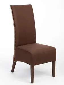 Rattanstuhl Polsterstuhl Esszimmerstuhl Stühle Antonio Polster Wildlederoptik pr - Bild 1 von 8