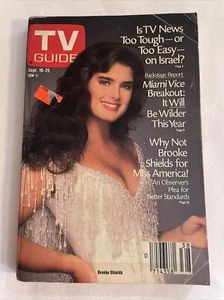 1987 September 19-25 TV GUIDE Magazine, BROOKE SHIELDS (MH100) - Picture 1 of 3