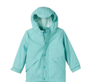 Cat & Jack Girls 3-in-1 Rain Jacket Turquoise - Picture 1 of 5