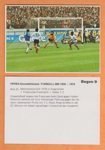 ULTRA RARE PAOLO ROSSI ITALY WORLD CUP FOOTBALL STICKER (K) - Picture 1 of 1