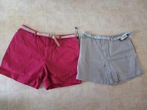 Cherokee Women's Shorts Size 18 NEW LOT OF 2 - Picture 1 of 3