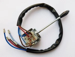 Interruptor de luz y flash LHD de 3 posiciones con brazo cromado Triumph TR4 TR5 TR6 159358 - Imagen 1 de 2
