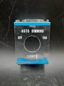 69 70 Cadillac Dash Head Light Switch Lens with Auto Dimming Option NOS - Picture 1 of 1