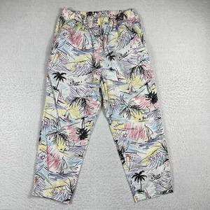 Gap Hose Damen Medium Vintage Resort Strand Maritim Boot Küste Buntstift Kunst - Bild 1 von 11