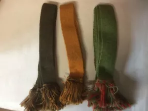 Wool Garters Shooting Sock ties accessory UK made Clearance SALE - Picture 1 of 2