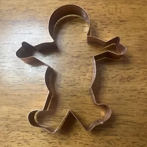 Old River Road Copper Cookie Cutter GINGERBREAD MAN 6 Inch - Picture 1 of 3