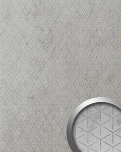 WallFace 22720 CUBO TERCIOPELO Perla revestimiento de pared aspecto cuero gris mate - Imagen 1 de 3