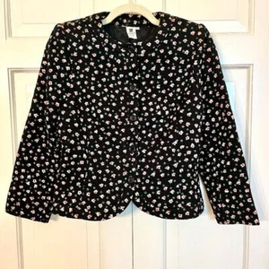 Chaqueta acolchada floral vintage años 80 Emanuel Ungaro Ungaro Parallele talla 8 - Imagen 1 de 9