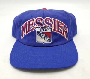 Vintage MARK MESSIER Spellout New York Rangers Starter Snapback "SAMPLE" Hat NHL - Picture 1 of 10