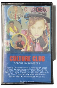 CULTURE CLUB: COLOUR BY NUMBERS Cassette Tape 1983 Virgin Records - Picture 1 of 5