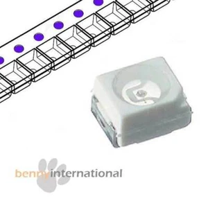 50x UV SMD LED 3528 PLCC SMT Super Bright 1210 Arduino Purple - AUS STOCK - Picture 1 of 3