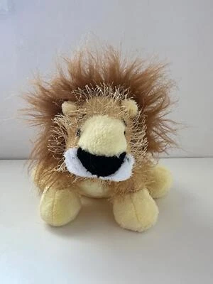 Peluche de león Webkinz vintage sin etiqueta, peluche Ganz (6 pulgadas) Foto 1 de 3