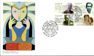 Canada FDC 2003 Authors, block of 4 sc#1997a - Picture 1 of 1