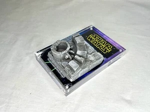 Star Wars Todesstern Oberflächenstück B, echte Requisitenreplik, Plakette, Massivharz - Bild 1 von 11