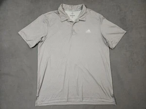 Mens Adidas Active Golf Polo Shirt White Size X-Large - Picture 1 of 10