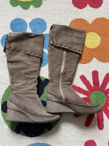Aldo vintage suede boots, size 38 EU, 7.5 US - Picture 1 of 6