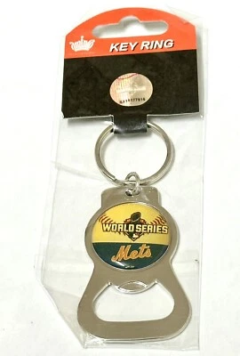 New York Mets Keychain Bottle Opener World Series - Image 1 of 2