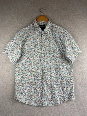 Рубашка мужская Rodd & Gunn размер XL с цветочным принтом спортивная посадка итальянская ткань гавайский хлопок - Изображение 1 из 4