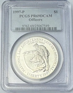 1997-P $1 PCGS PR69 DCAM Officers P152 - Picture 1 of 2