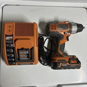 Taladro/Destornillador Ridgid R86007 18V 1/2" con Batería y Cargador Max Rápido - Imagen 1 de 5