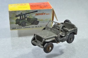 BG855 Dinky Toys France #80B Jeep Willys Militaire - épave E/e - Imagen 1 de 6