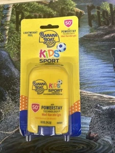 Banana Boat Kids Sport Broad Spectrum Sunscreen Stick SPF 50 0.5oz Exp.2026 - Picture 1 of 2