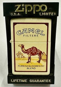 Z 332 Zippo Camel Pack Graphics Creme Matte 1997 - Picture 1 of 7