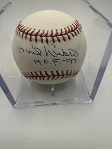 Phil Niekro Atlanta Braves handsigniert und beschriftet offiziell OMLB HOF 97 COA - Bild 1 von 6
