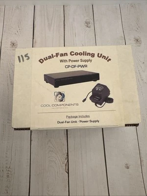 Unidad de enfriamiento de doble ventilador Cool Components CP-DF-PWR NUEVA EN CAJA CARIDAD Foto 1 de 3