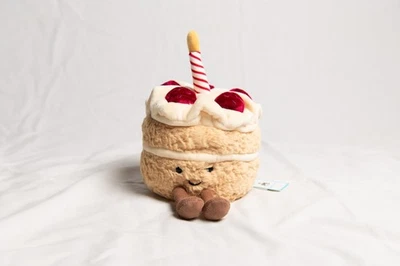 Auténtico pastel de cumpleaños divertido Jellycat nuevo con etiquetas  Foto 1 de 4