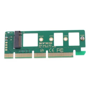 NVMe M.2 NGFF SSD to PCI-E PCI express 3.0 16x x4 adapter riser card convertB _j - Photo 1/9