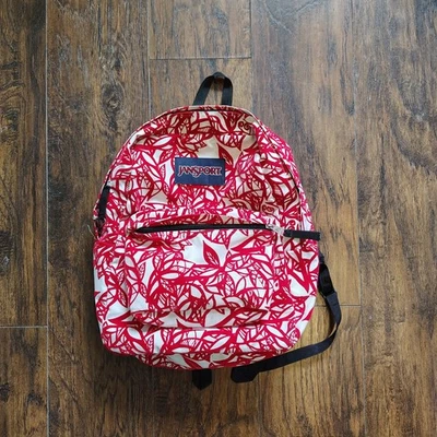Jansport High Stakes Backpack Red and White - Image 1 of 4