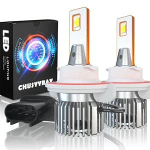 For Nissan Sentra 2004-2012 2pcs 6000K LED Headlights High & Low Light Bulbs - Picture 1 of 12