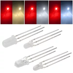 3/5mm DUO Leds, DUO Led mehrfarbig Bi Color 3-Pin Leuchtdioden Lok Zug Modellbau - Bild 1 von 29