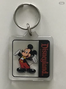 Vintage Keychain Mickey Mouse in a Tuxedo Plastic Keychain From Disneyland - Picture 1 of 3