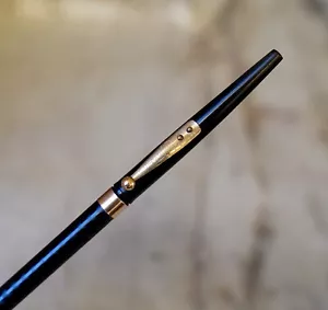 Kugelschreiber Stift Waterman 22 Clip Cap Ebonite - Gold 18 Karat - Rare Vintage - Bild 1 von 12