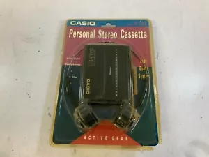 Casio W-885 Portable Personal Stereo Cassette Player Black with Headphone (N6D*) - Picture 1 of 4