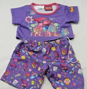 Build a Bear BABW Lindo Conjunto Trolls Top Pantalones Lote - Imagen 1 de 5