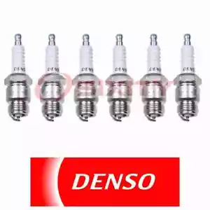 For Ford F-150 DENSO Standard U-Groove 6 pc Spark Plugs 4.9L L6 1975-1995 wg - Picture 1 of 4