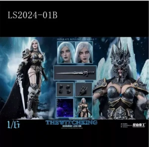 1/6 Longshan Witch Lich King Scourge Legion w/ Movable Eyes Head FIGURE Normal - Picture 1 of 8