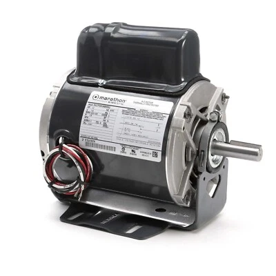 Marathon P254 Electric Motor 1/3 HP 1800 Rpm 1PH 115 Volt 56 Fr Instant Rev - Image 1 of 4