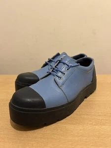 Camper black & blue Oxford Leather Lace Up Comfort Shoes Size 3 Eur 36 - Picture 1 of 10